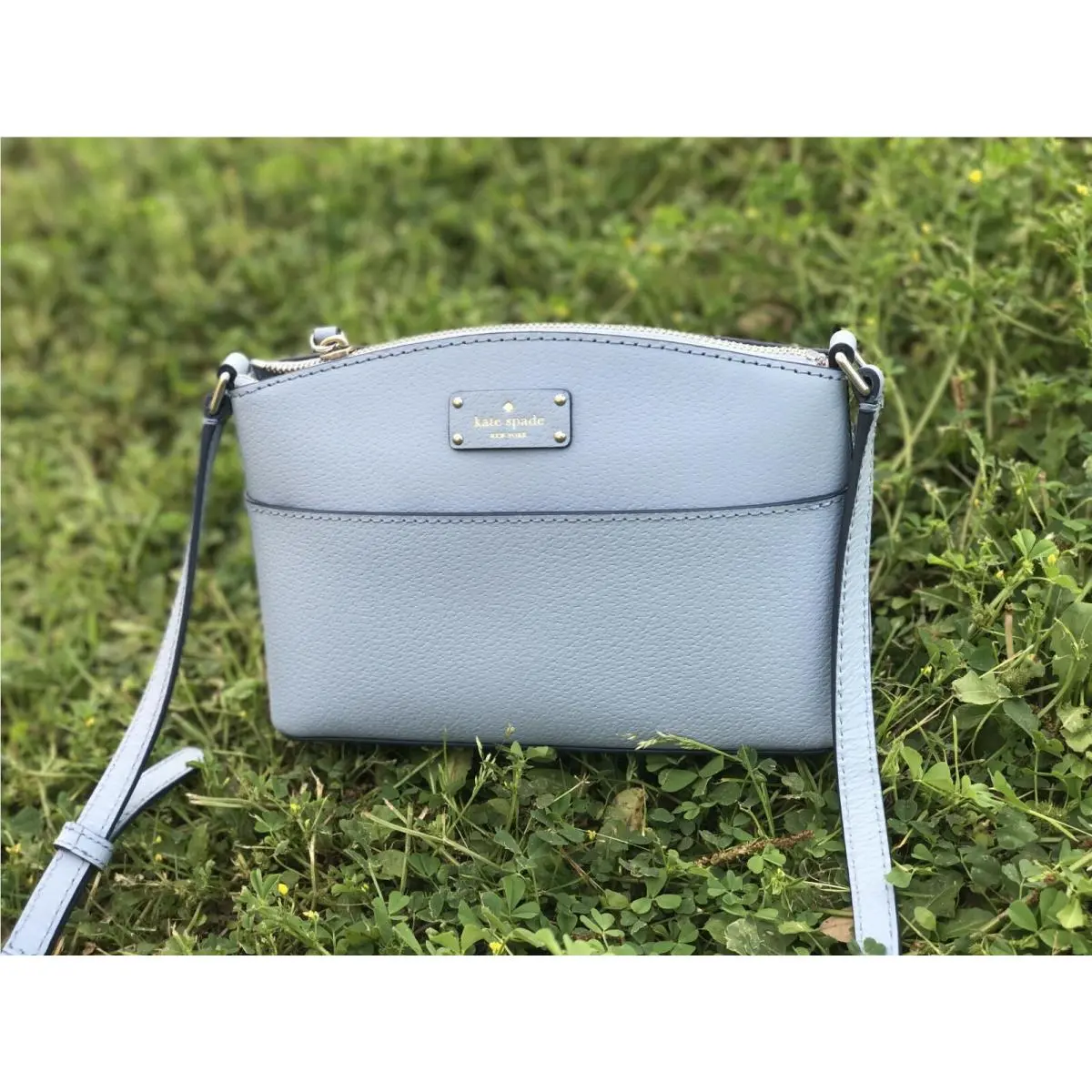 Kate Spade Millie Small Grove Street Crossbody Leather Bag Bluedawn WKRU4194