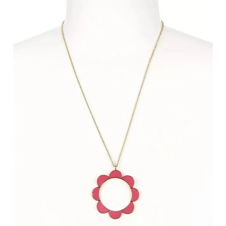 Kate Spade Taking Shapes Flower Pendant Necklace 283