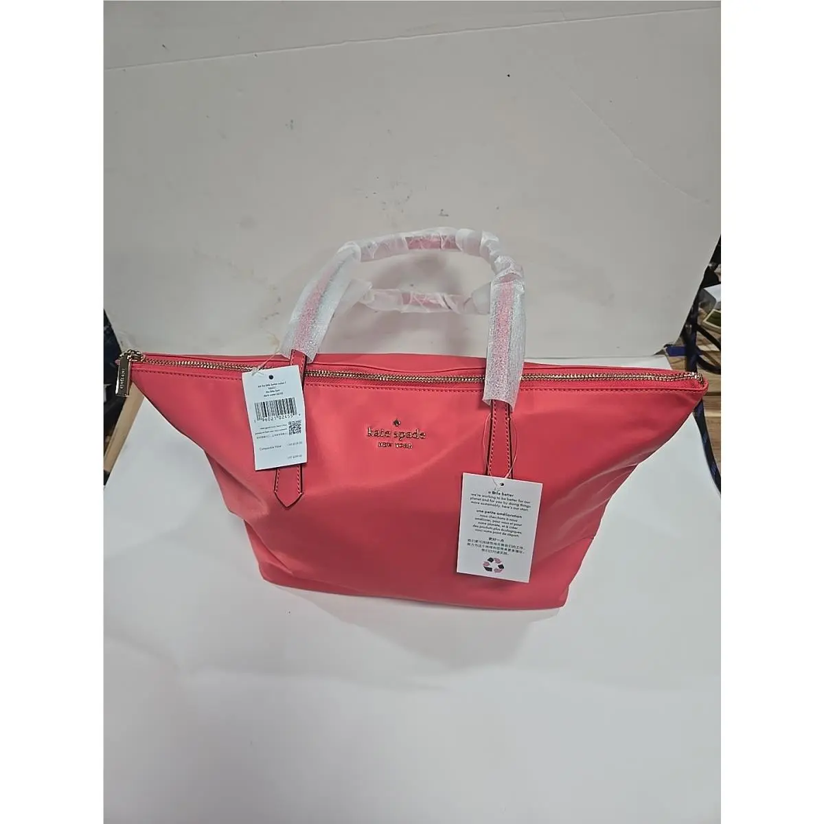 Kate Spade New York Tote Bag Kitt The Little Better Nylon In Dark Water Nwt