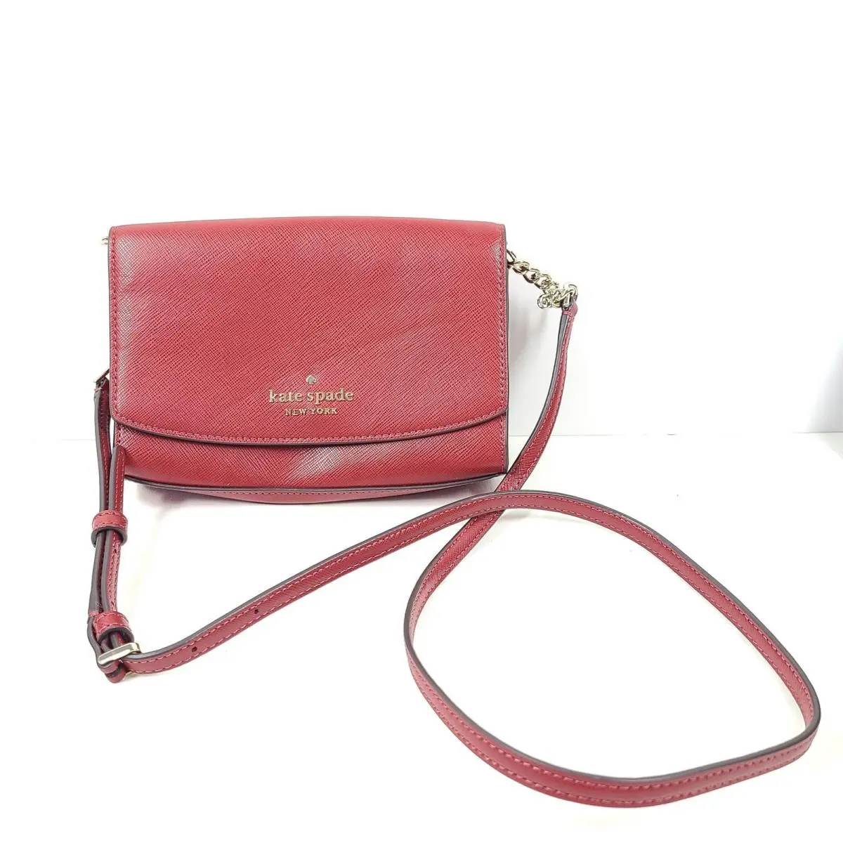 Kate Spade New York Crossbody Bag Red Leather Crossbody Purse