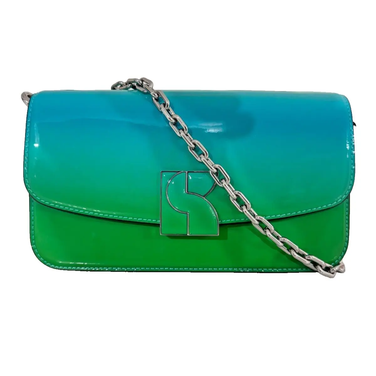 Kate Spade NY Dakota Patent Leather Small Shoulder Crossbody + Dust Bag - Mint