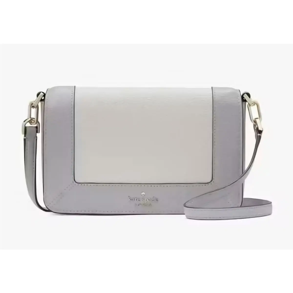 Kate Spade Lena Colorblock Mini Flap Crossbody Mountain Grey Multi