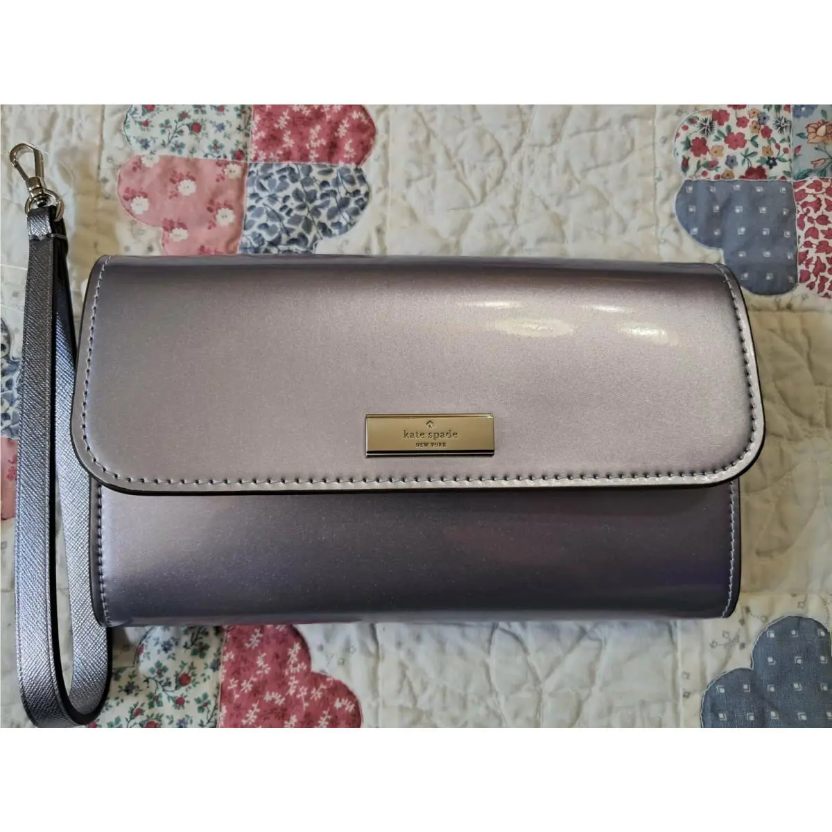 Kate Spade Wristlet Wallet / Candied Flower Lavender