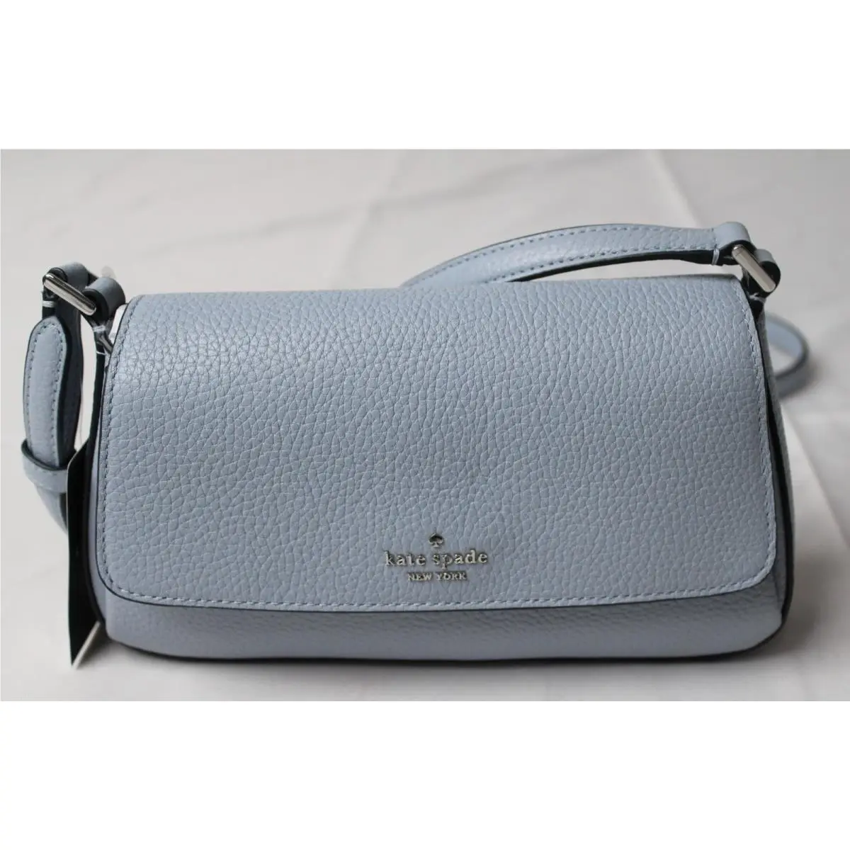 Kate Spade Women`s Sutton Mini Flap Crossbody Bag CL8 Muted Blue One Size