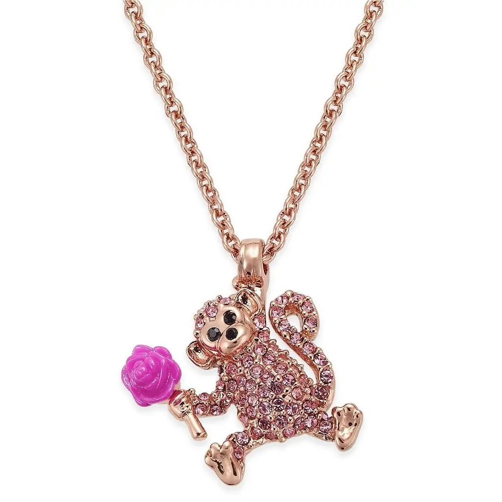 Kate Spade New York Monkey Mini Pendant Necklace 16 A 37