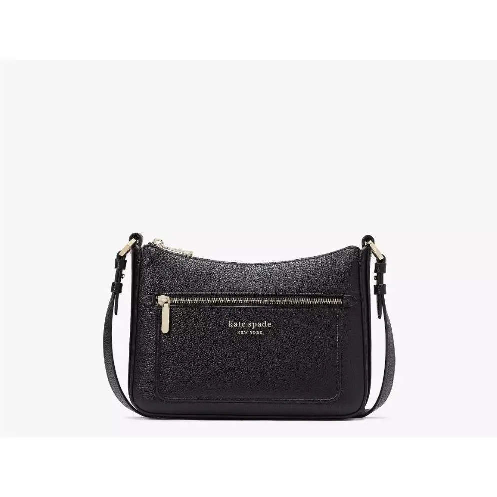 Kate Spade NY Hudson Pebbled Leather Women`s Small Crossbody Bag - Black