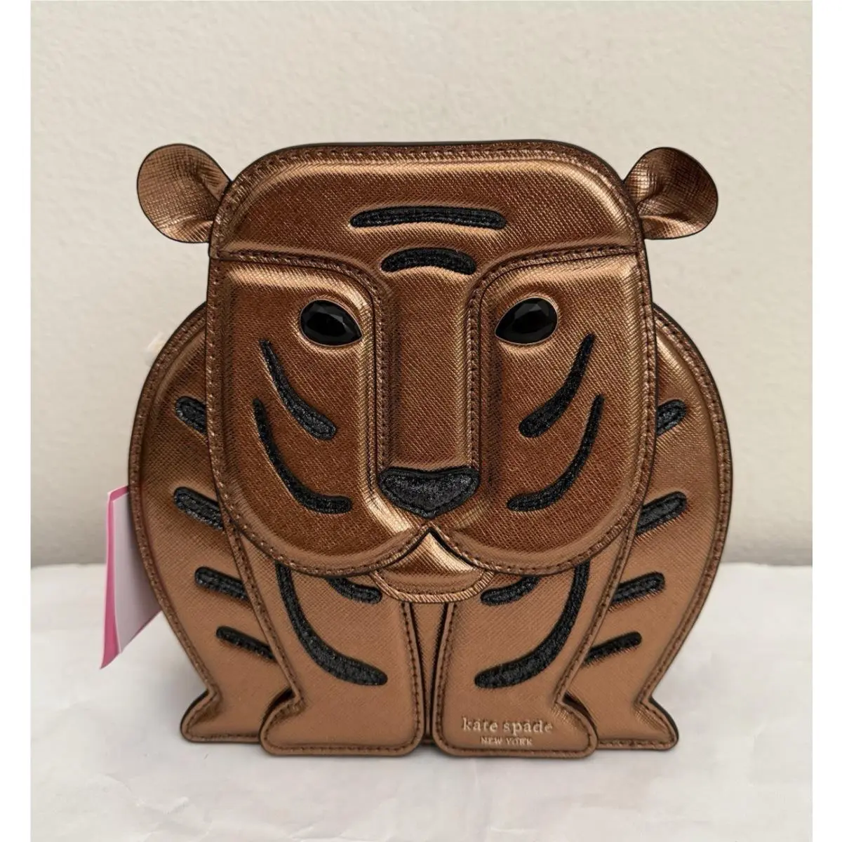 Kate Spade Goldie 3d Tiger Crossbody Leather Bag K5993 Collectable