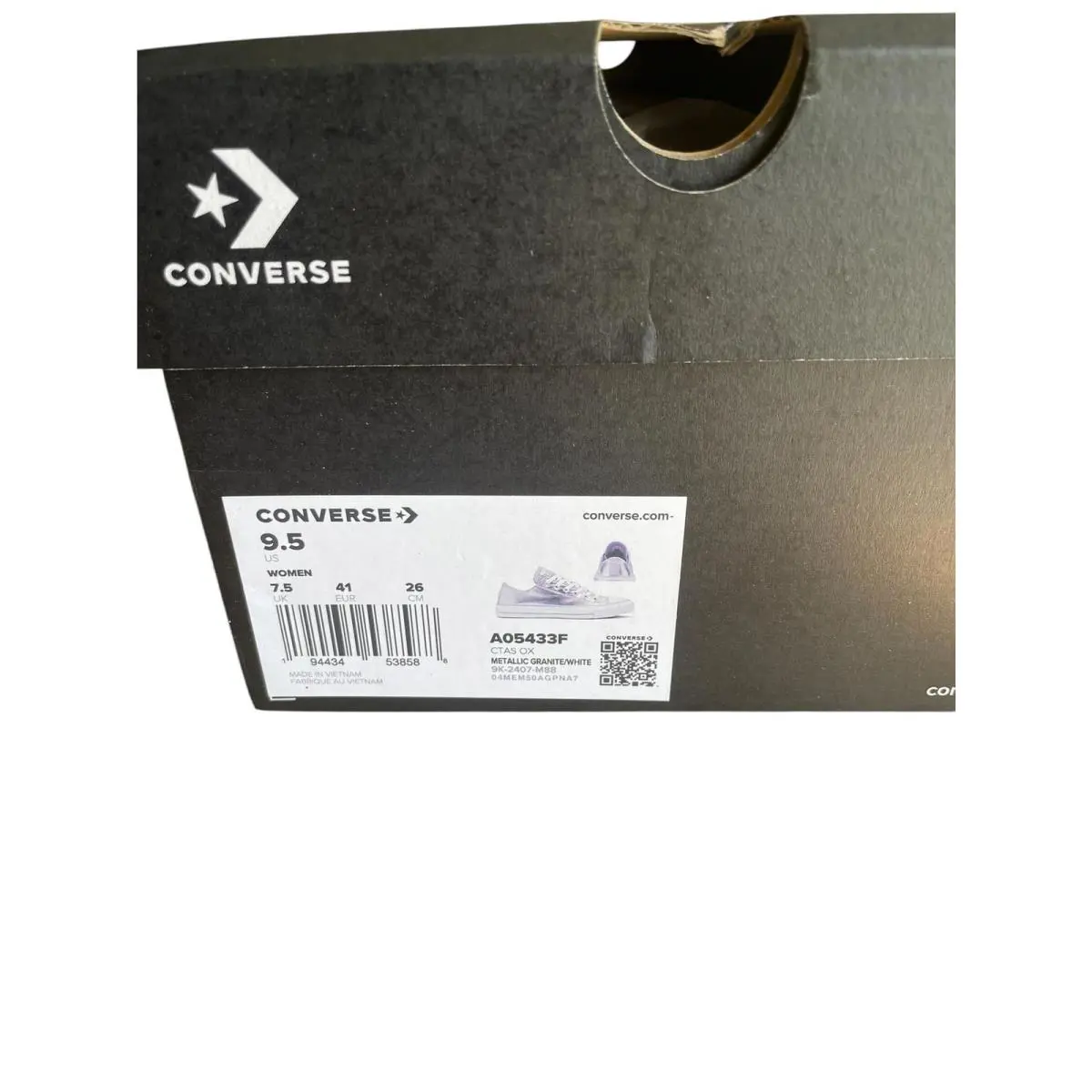 Converse shoes - Chuck Taylor All Star OX (Low Top) - A05433F - Silver (UPC: 194434538588) 10
