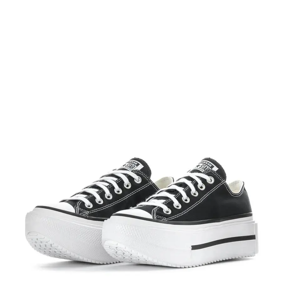 Converse All Star Double Stack 2 Platform Unisex Men 8.5/10.5 Women Shoes Blak
