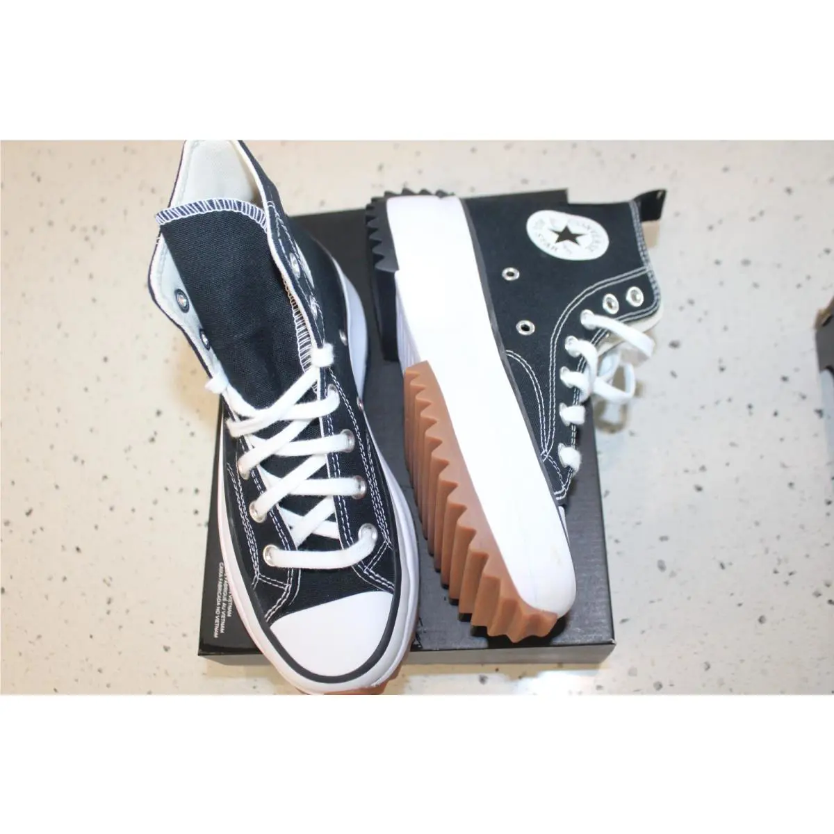 Womens Converse Shoes SZ 7 Run Star Hike Black