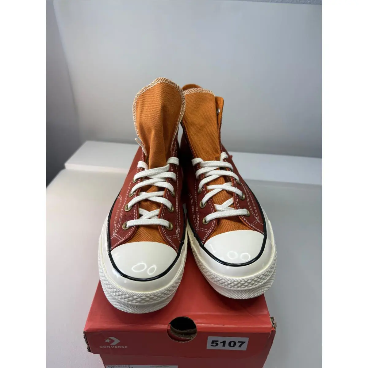 Converse shoes - Chuck 70 Hi Monarch Rugged Orange Egret - Multicolor 1