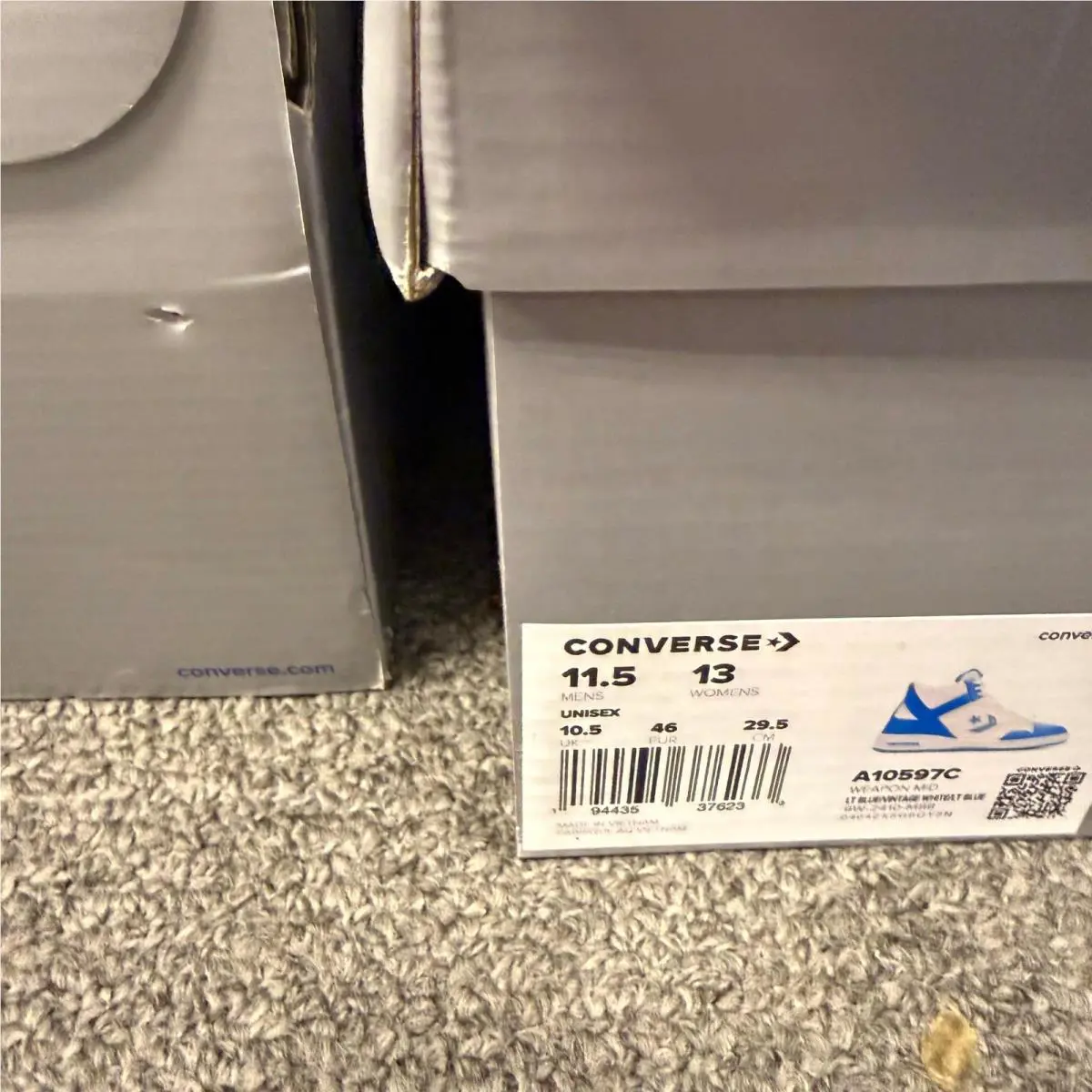 Converse shoes - Blue 4