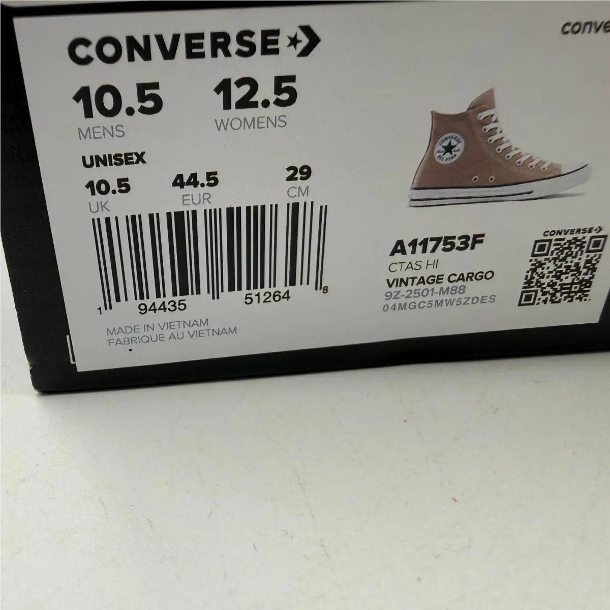 Converse shoes - CTAS HI VINTAGE CARGO - CTAS VINTAGE CARGO - Beige 0