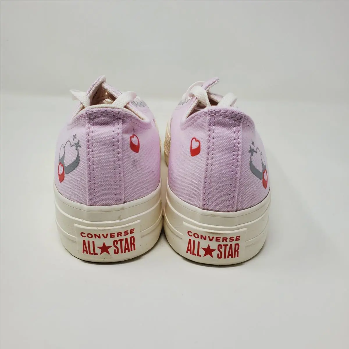 Converse shoes - Converse CTAS Lift Ox Hearts - A09115C - Pink 1