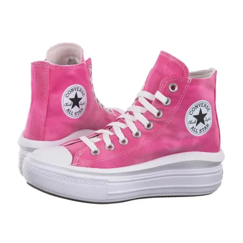 Converse All Star CT HI Platform Sneakers Youth Girls Shoes Size 4.5 Pink - Pink / White - A11817C