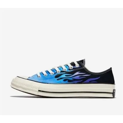 Unisex Converse Chuck 70 OX Black/blue/cobalt A15611C-001-SIZE 3.5