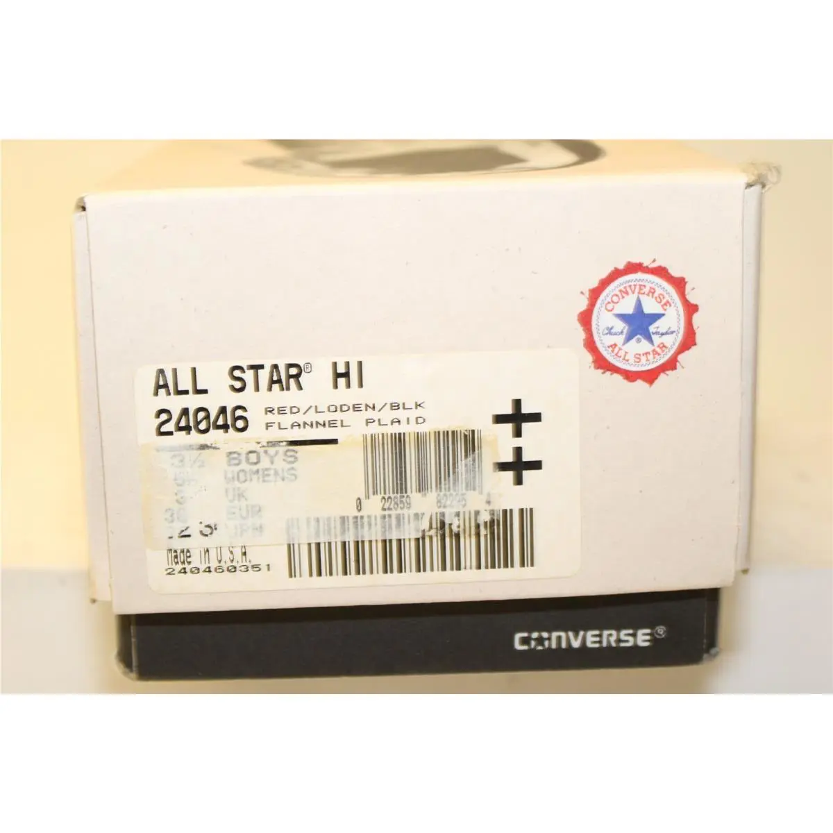 Converse shoes - All Star Hi 24026 - All Star - Red/Loden/Black (UPC: 022859822954) 22