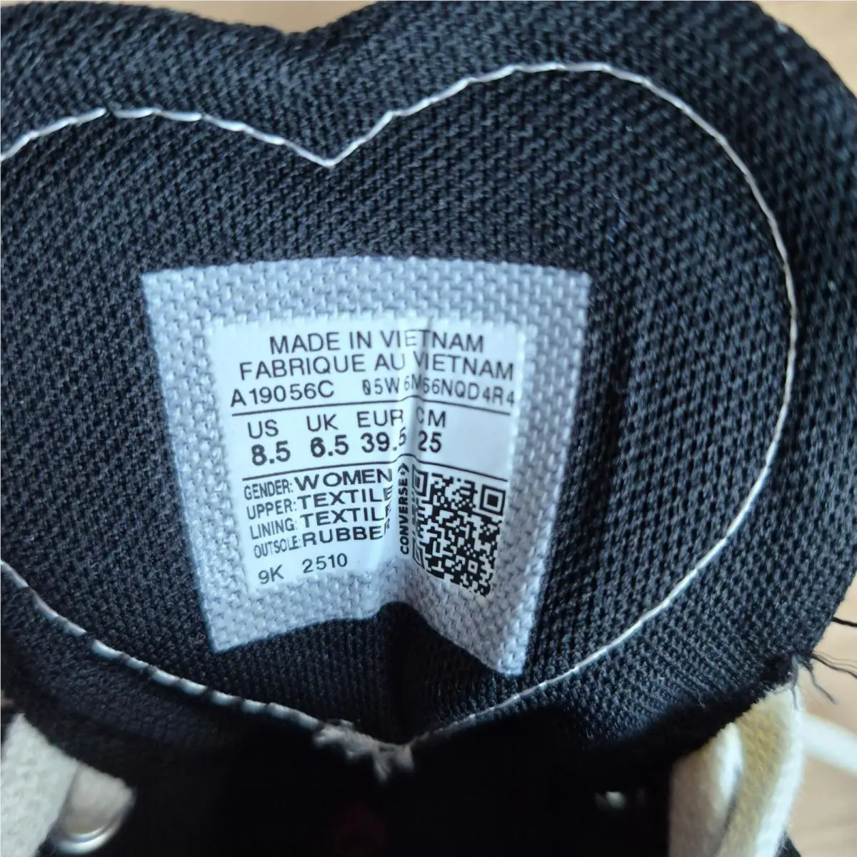 Converse shoes - Converse Chuck Taylor - Chuck Taylor - A19056C - Black (UPC: 194435964133) 8