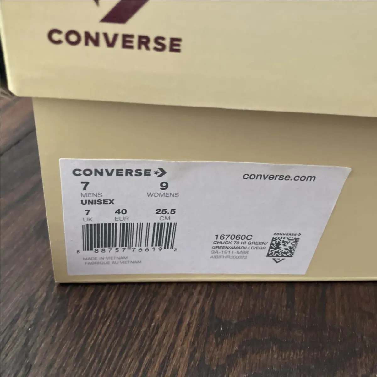 Converse shoes - Green 8