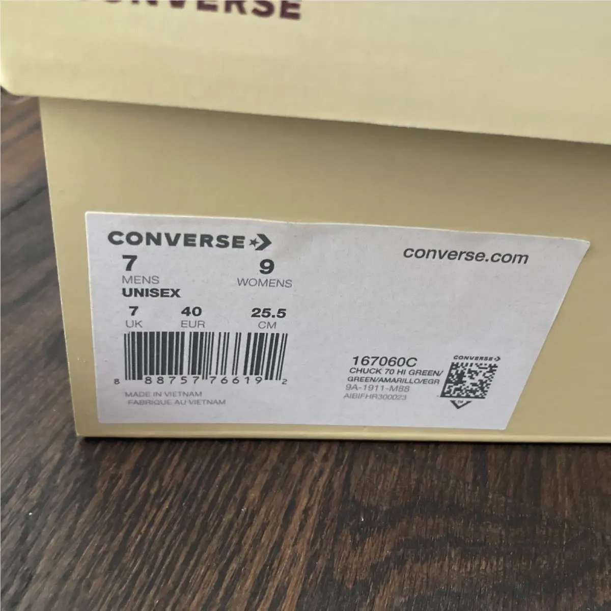 Converse shoes - Green 7