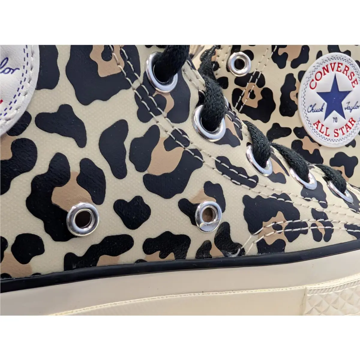 Converse shoes - Converse Chuck 70 Hi - Chuck - A13436C - White / Leopard Print, Manufacturer: Egret / Light Fawn - Black (UPC: 194435347097) 19
