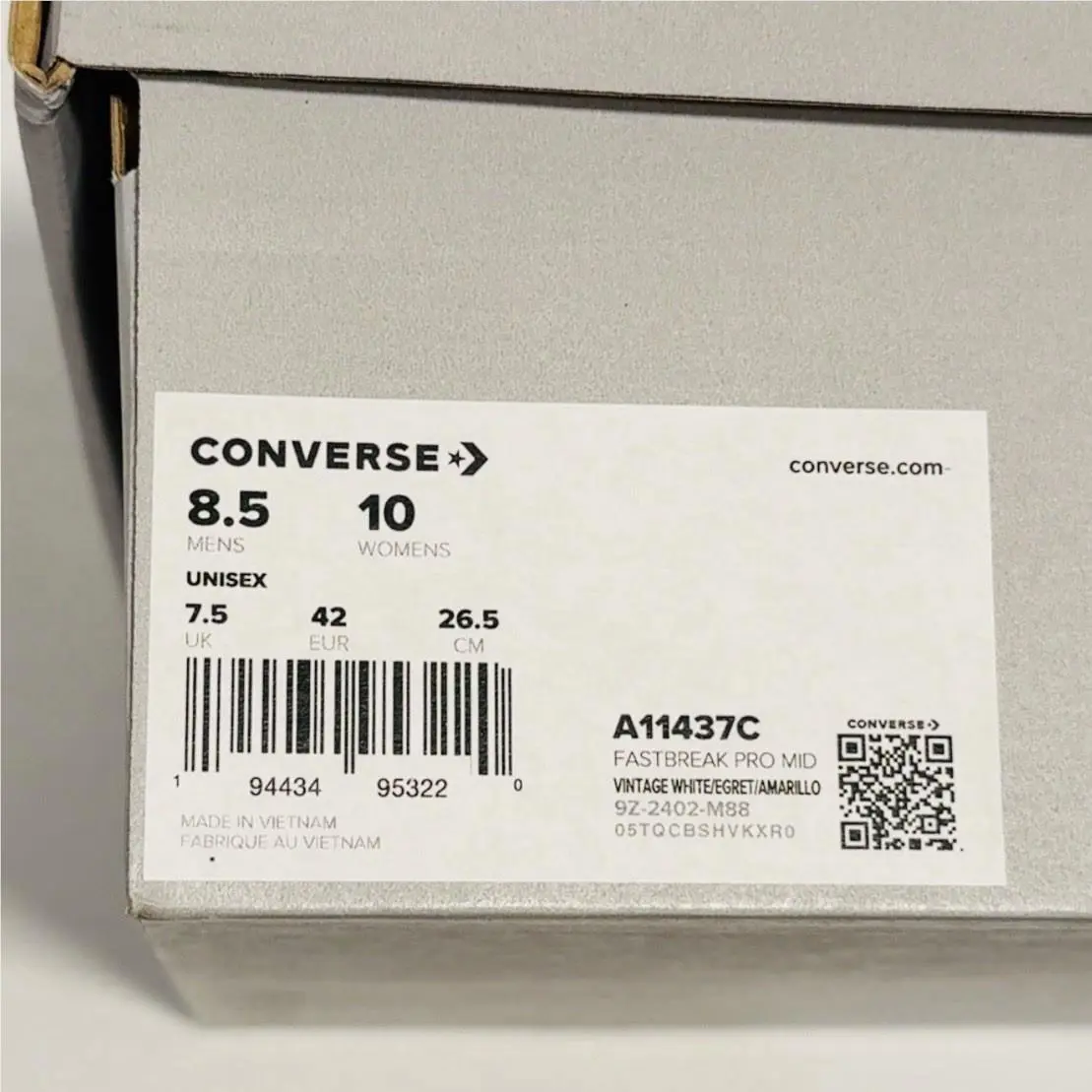Converse shoes - Converse Fastbreak Pro Mid - Fastbreak Pro Mid - A11437C - White 5