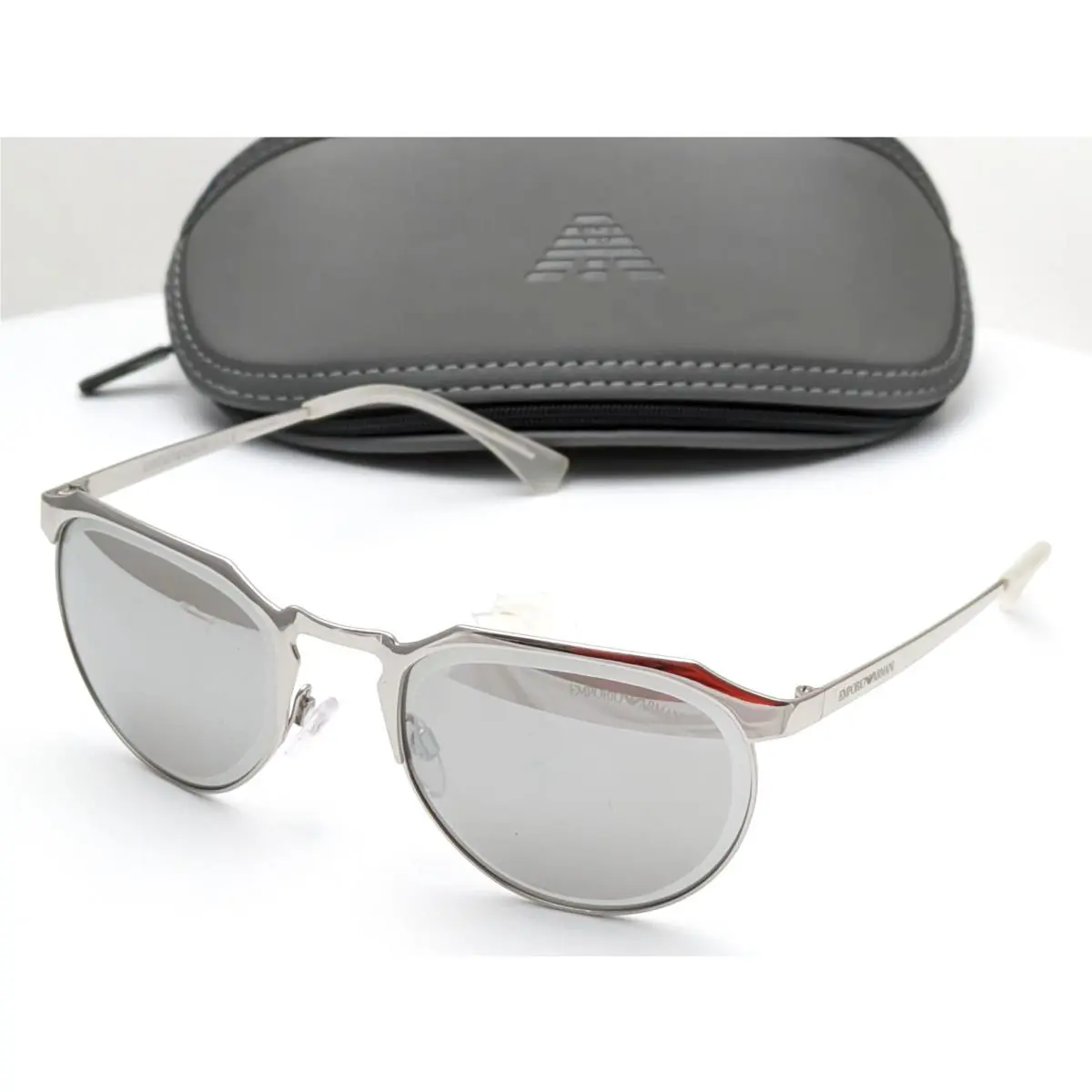 Emporio Armani Sunglasses EA 2067 3015/6G Frames w/ Grey Mirror Lens Unisex 54mm