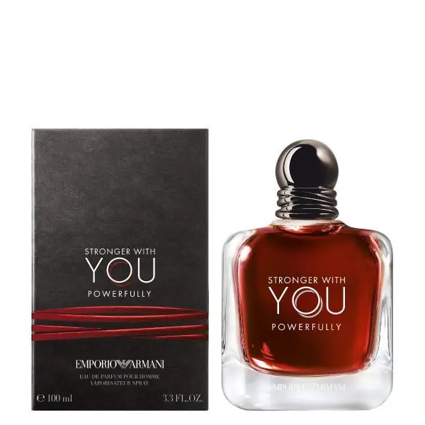 Emporio Armani Men`s Stronger with You Powerfully Edp Spray 3.4 oz Fragrances