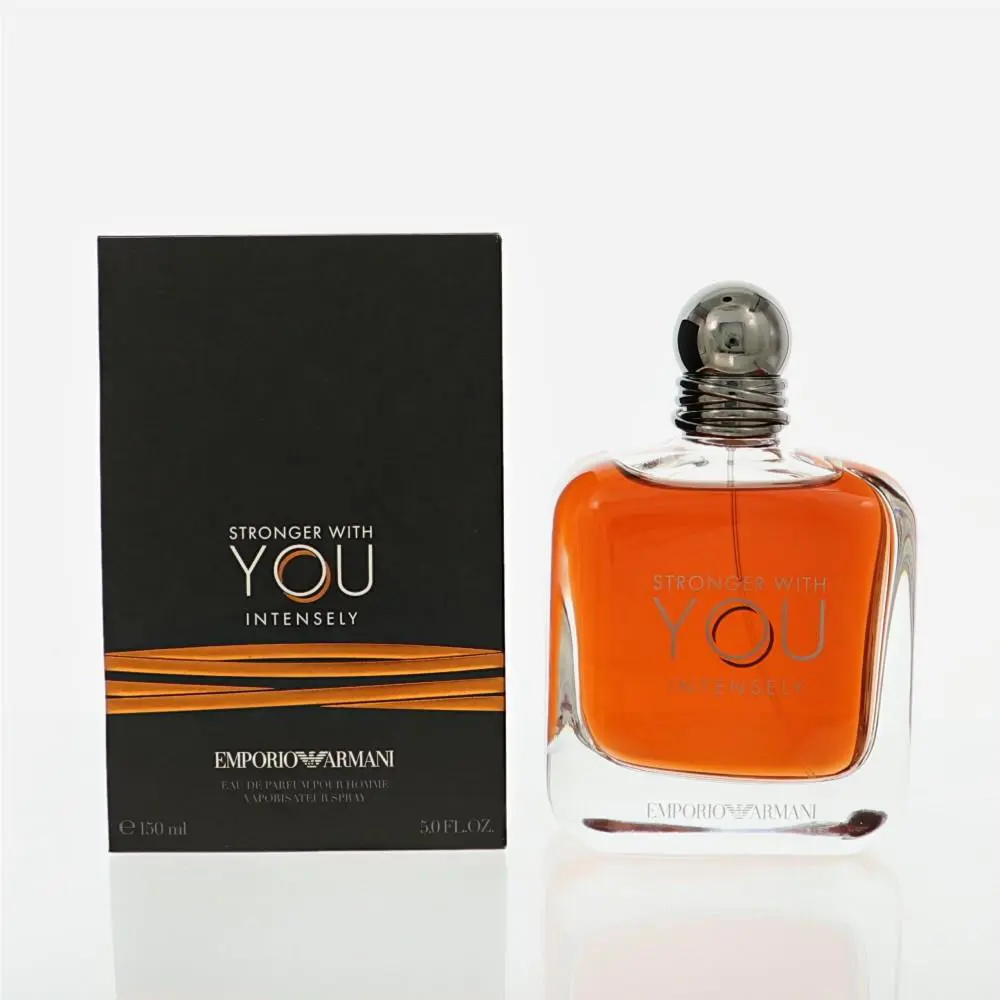 Stronger with You Intensely 5 Oz Eau De Parfum Spray by Emporio Armani Box For