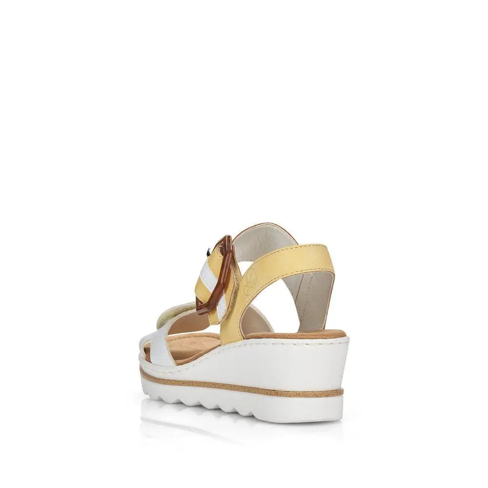 Rieker shoes - Weiss/Sun 3