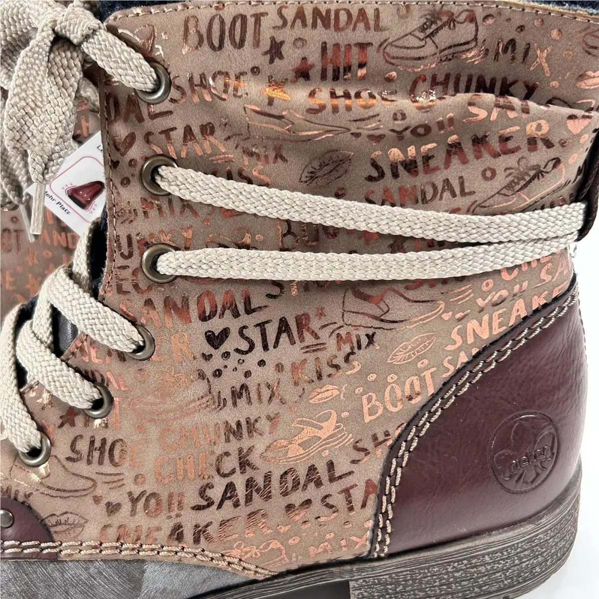 Rieker shoes - Rieker Payton Brandy Combat Boots - Brown Bronze 2