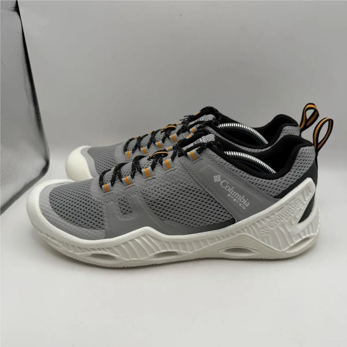 Columbia Pfg Pro Sport BM8650-088 Vented Boat Sneaker Gray White Men`s Size 11