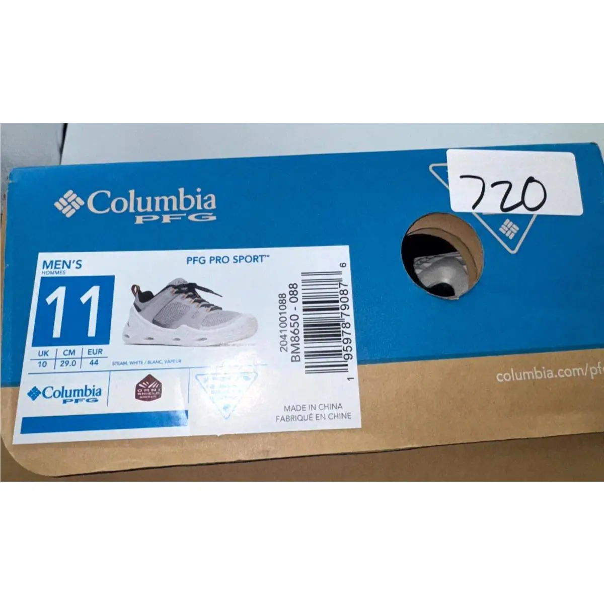 Columbia shoes - Columbia PFG Pro Sport - PFG Pro Sport - BM8650-088 - Gray (UPC: 195978790876) 4