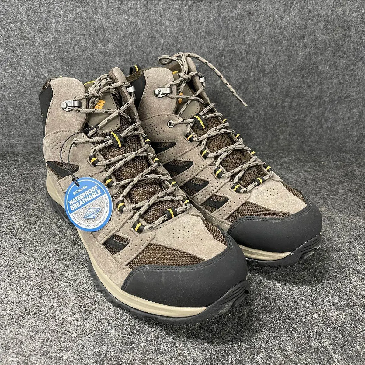 Columbia Crestwood Mid Waterproof Hiking Boot Men`s Size 12 Cordovan