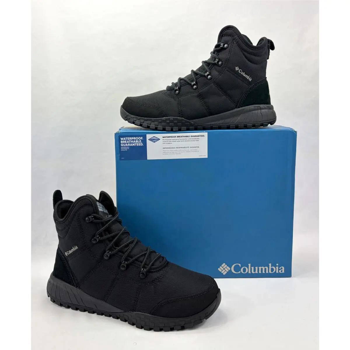 Columbia Fairbanks Omni-heat Boots/shoes Black Titanium II Men`s 8.5