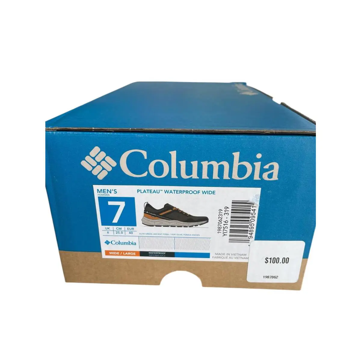 Columbia shoes - Plateau Waterproof Wide - Plateau Waterproof Wide - 1987062 - Green (UPC: 194895095415) 8