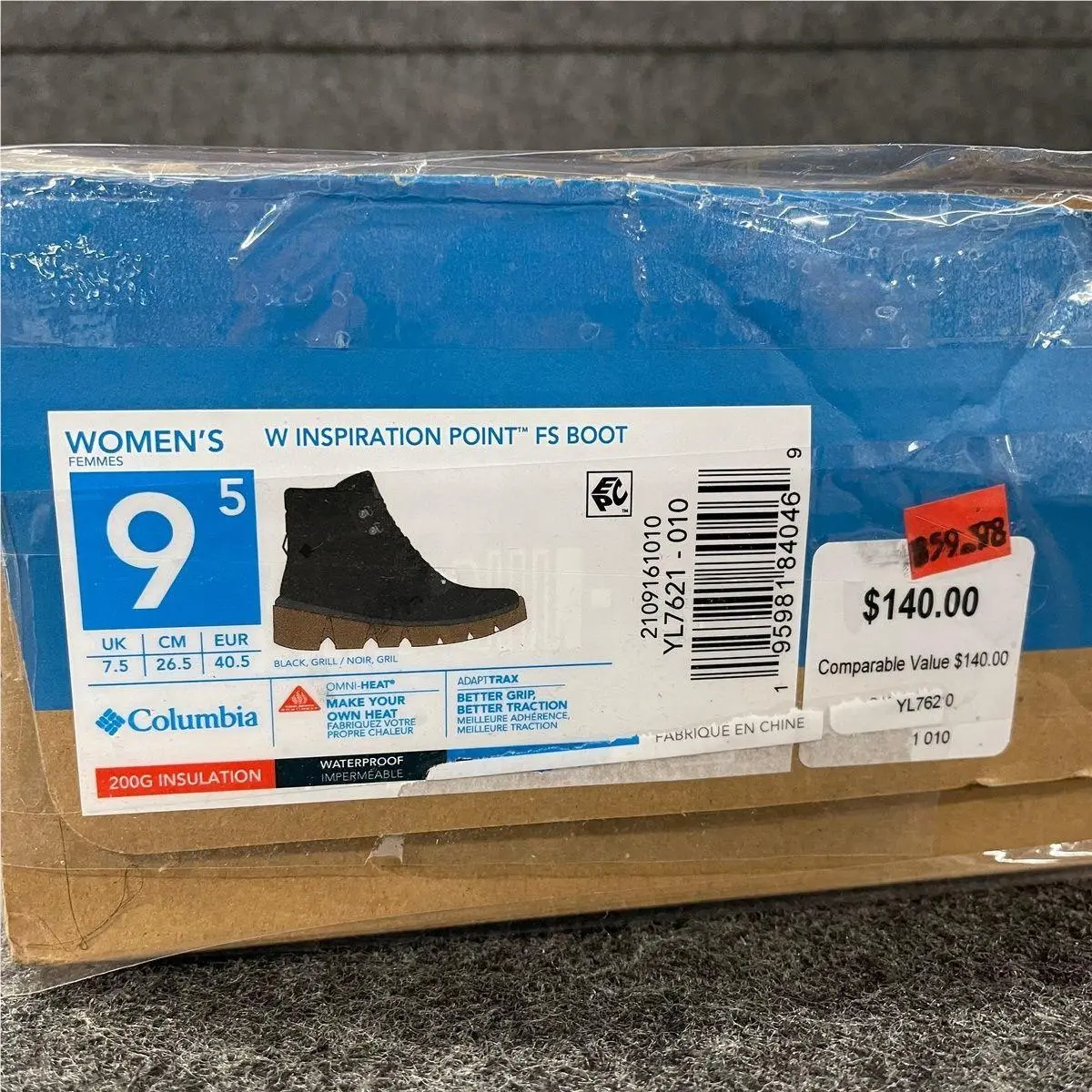 Columbia shoes - vs-192365 - vs-192365 - Black (UPC: 195981840469) 0