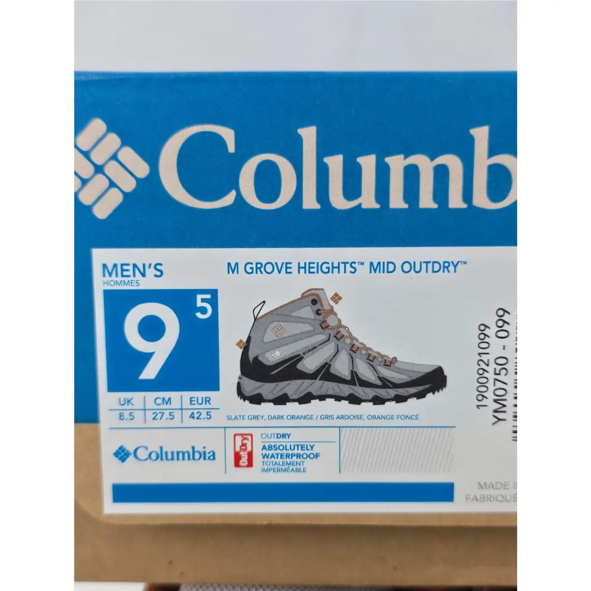 Columbia shoes - M Grove Heights - Grove Heights - Gray 0