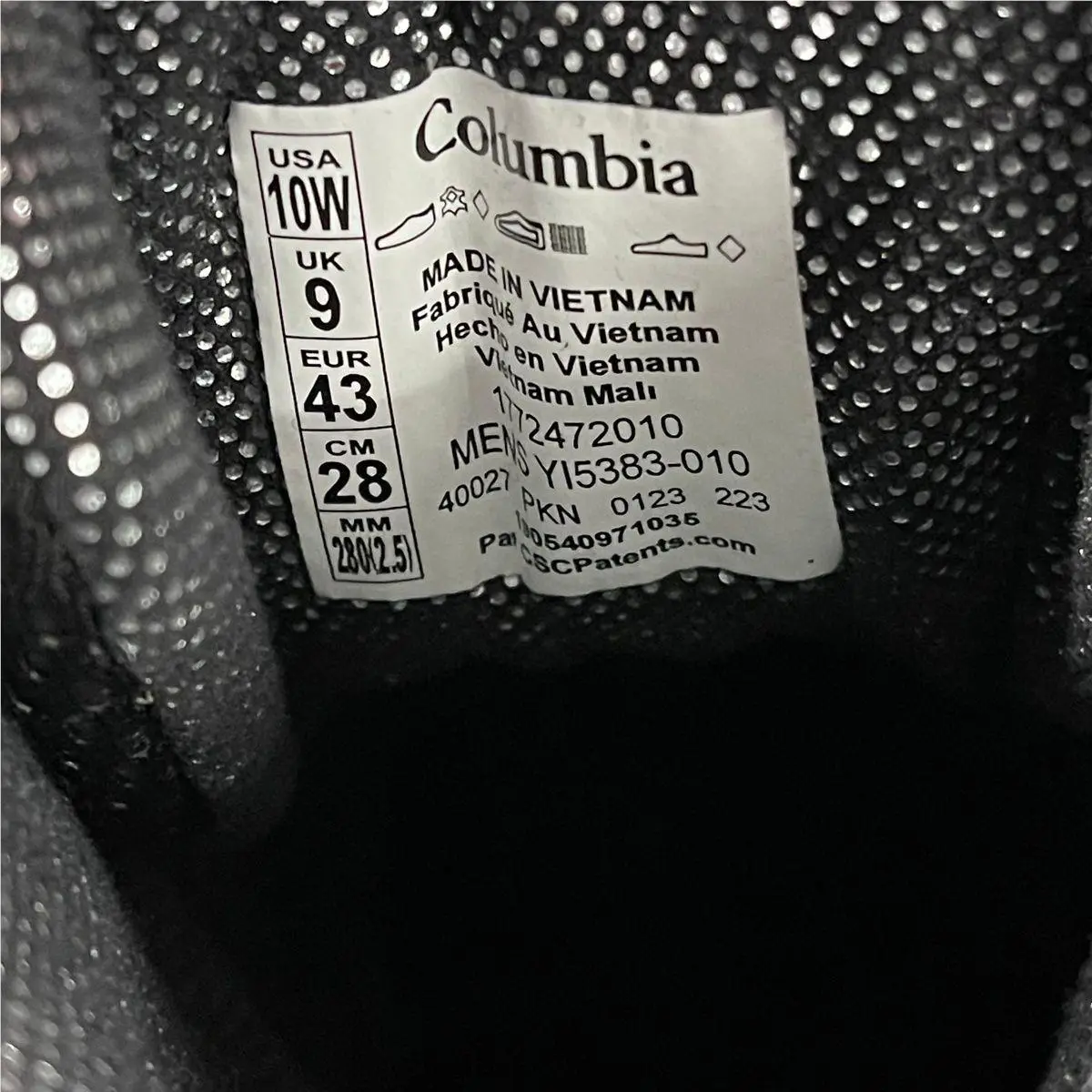 Columbia shoes - vs-191239 - vs-191239 - Black (UPC: 190540971035) 0