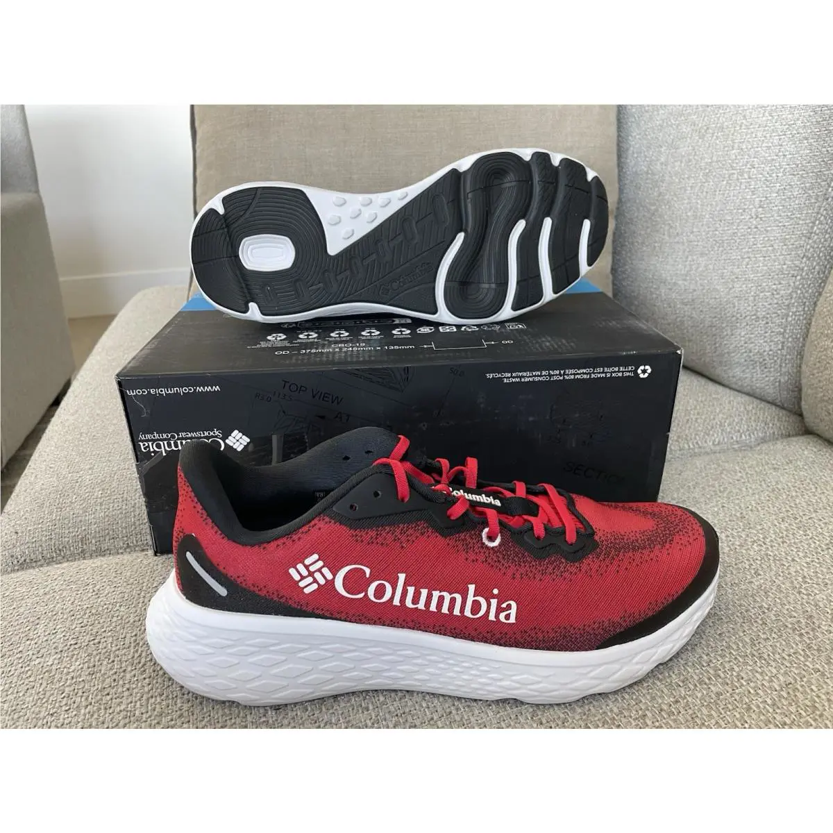 Columbia shoes - Columbia Konos Featherweight Omni Max - Red 0