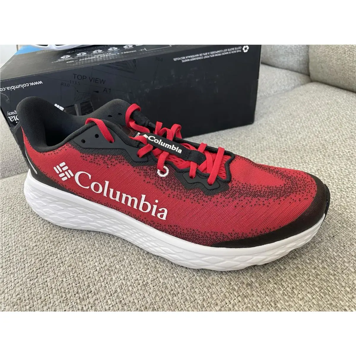 Columbia shoes - Columbia Konos Featherweight Omni Max - Red 4