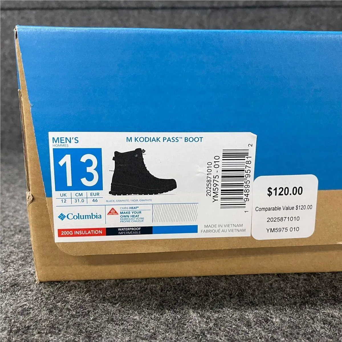 Columbia shoes - vs-192675 - vs-192675 - Black (UPC: 194895957812) 0
