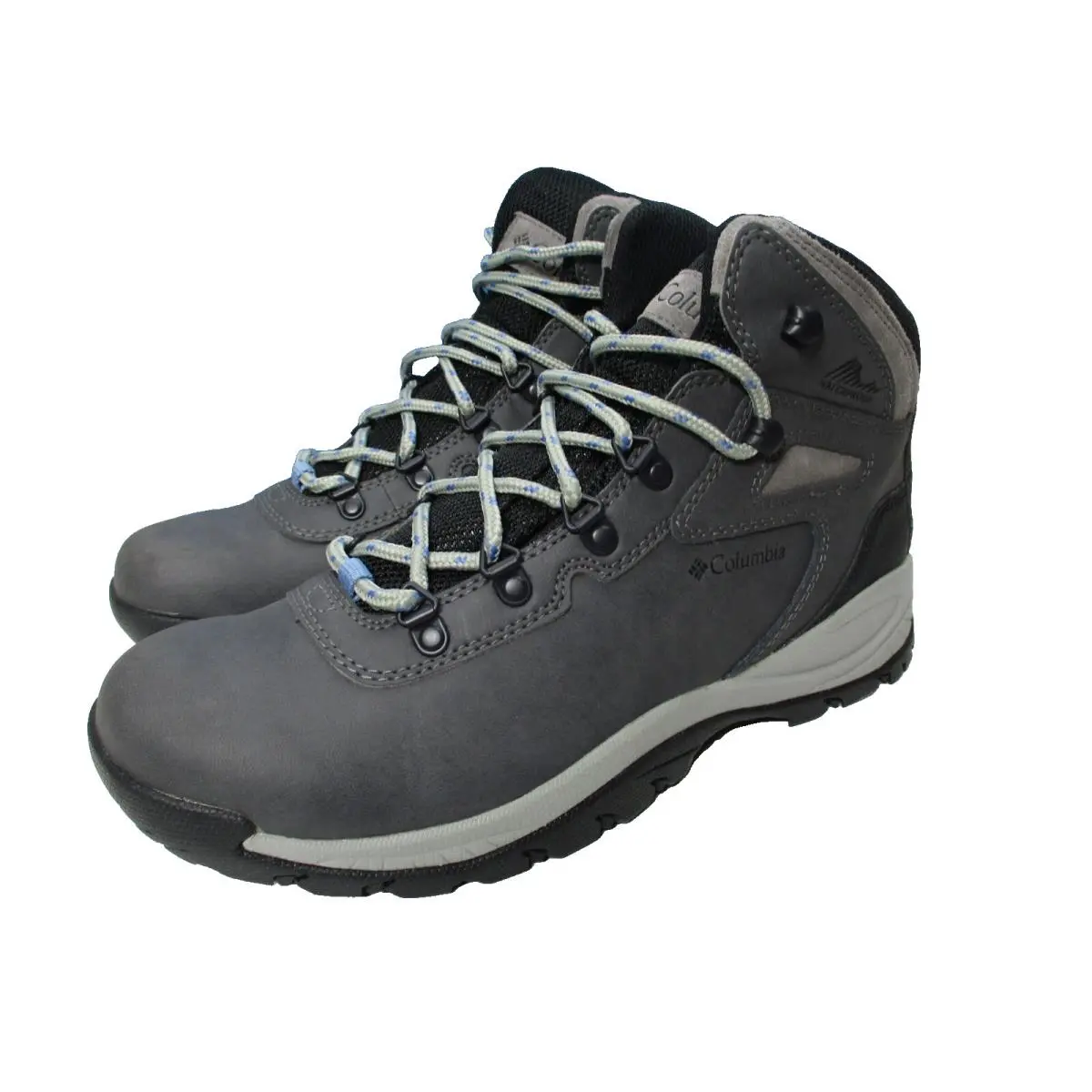 Columbia Newton Ridge Plus Hiking Shoes Boots Gray Womens Sz 10.5 Waterproof