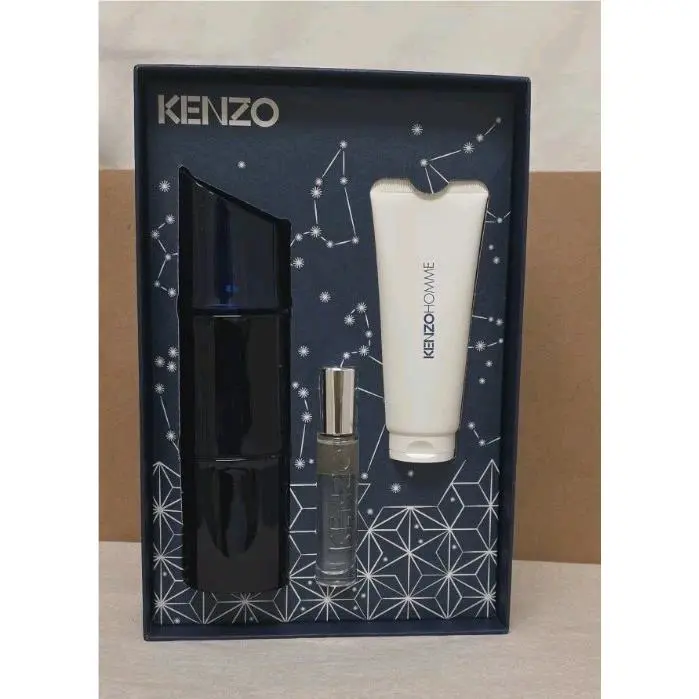 Kenzo Homme Intense 3 Pcs Gift Set: Edt 110ML - Spray 10ML - Shower Gel 75ML
