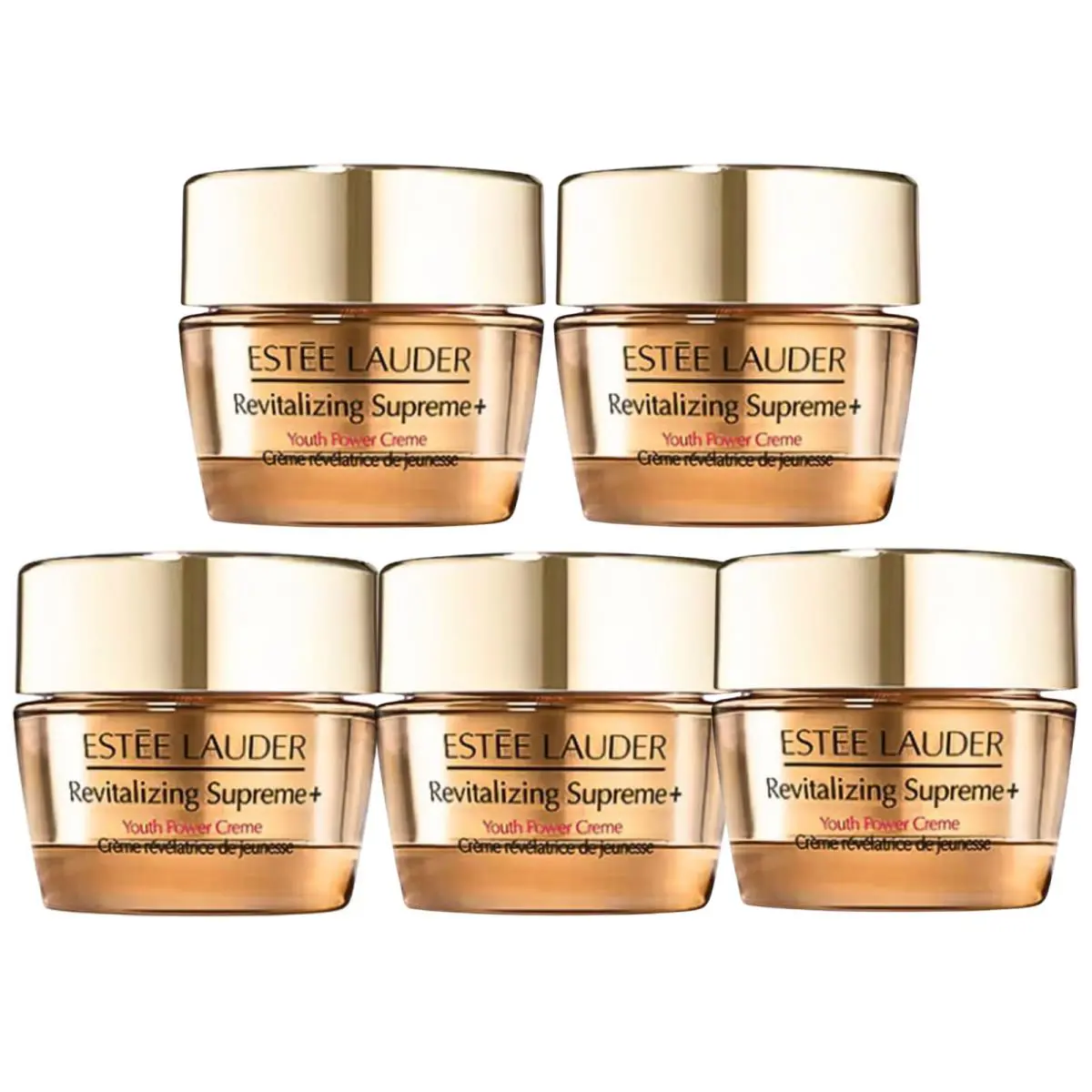 5x Estée Lauder Revitalizing Supreme+ Youth Power Creme 15 ml/0.5 oz