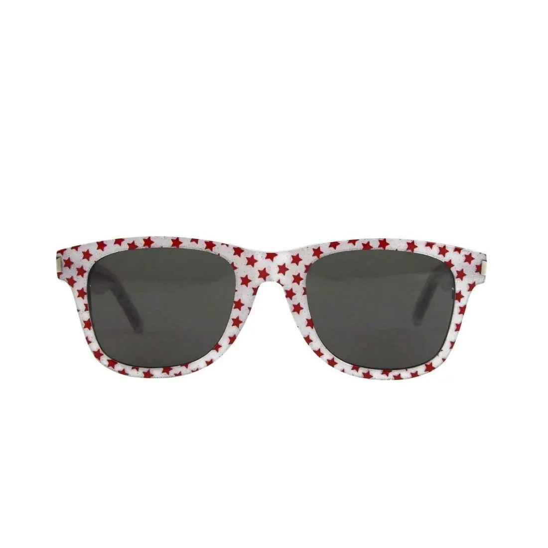 Saint Laurent Women`s Classic Silver Glitter Acetate Sunglasses - Silver