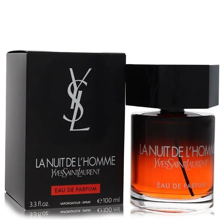 La Nuit De L`homme  Eau De Parfum Spray 3.3 oz For Men by Yves Saint Laurent