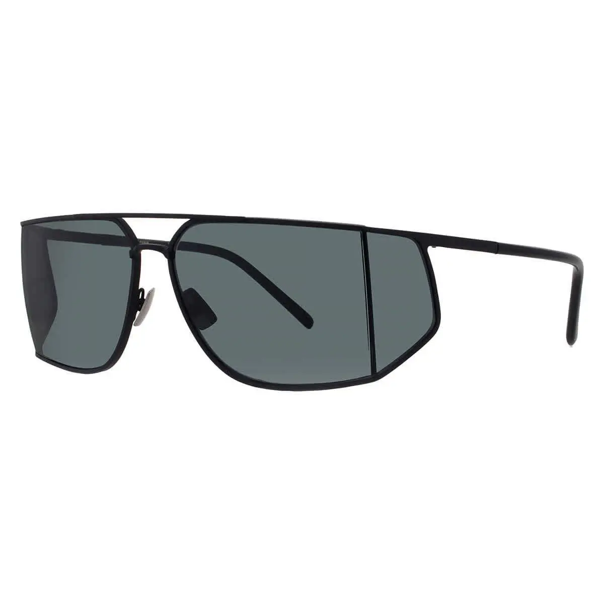 Saint Laurent Black Rectangular Men`s Sunglasses SL 750 001 69 SL 750 001 69