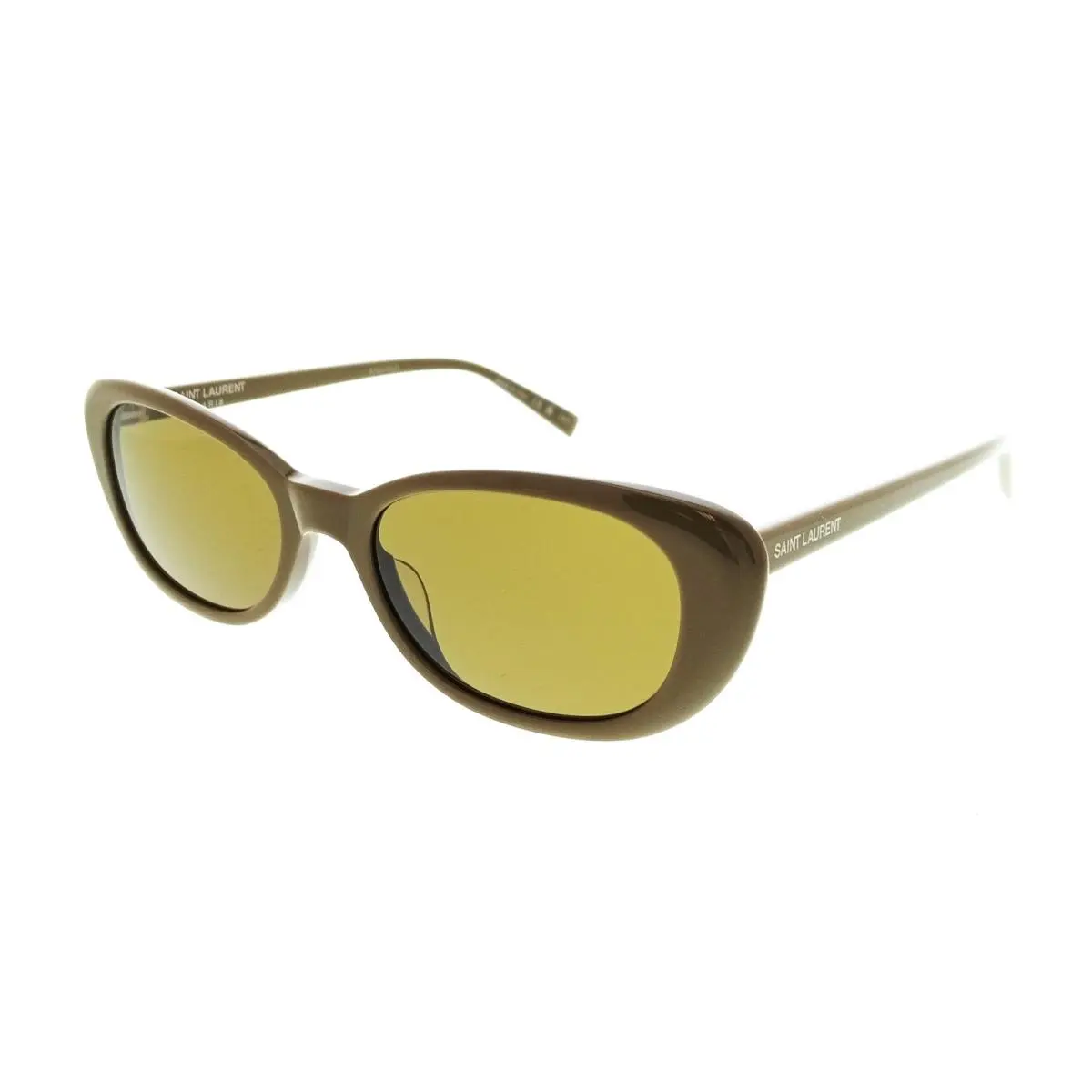 Saint Laurent SL 822-003 Brown Oval Womens Sunglasses by Yves Saint Laurent