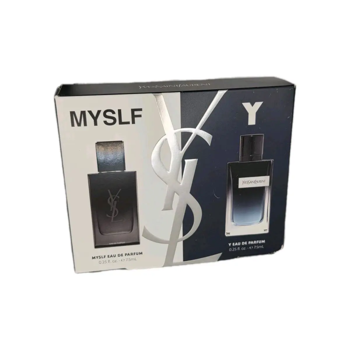Yves Saint Laurent Ysl Myslf Y Eau de Parfum Mini Set 0.25oz 7.5ml Each Men Fragrance Duo 2 Piece
